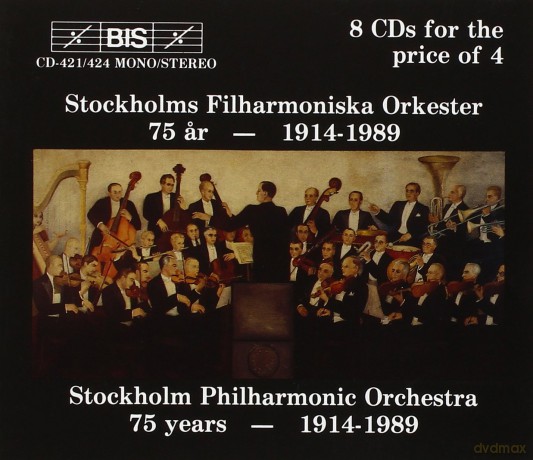 Stockholm Philharmonic Orchestra: 75 Year: 1914-1989 [8CD]