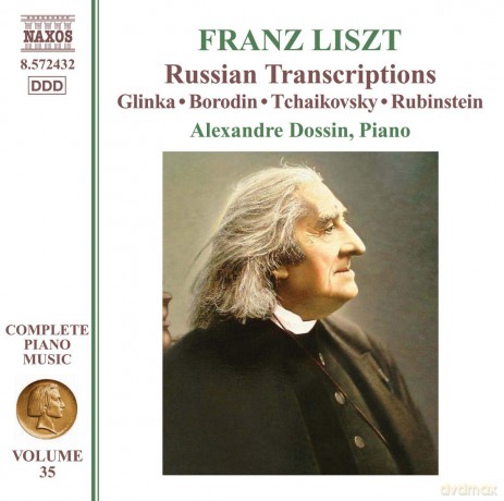 Alexandre Dossin-Liszt:Russian Tscripts V. 35: Alexandre Dossin-Liszt:Russian Tscripts V. 35 [CD]