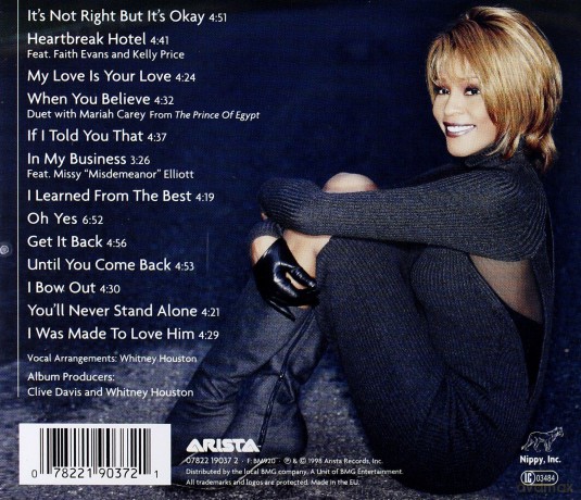 Whitney Houston: My Love Is Your Love [CD]