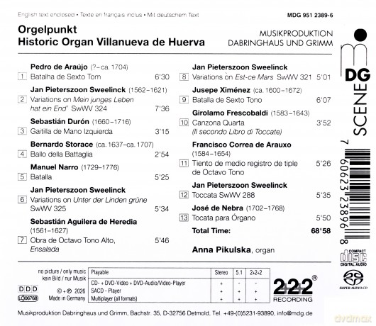 Anna Pikulska-Orgelpunkt: Villanueva De Huerva: Anna Pikulska-Orgelpunkt: Villanueva de Huerva [CD]