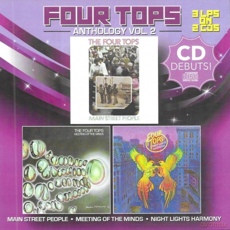 Four Tops: Anthology 2: Main Street People-Meeting Of Minds [2CD]