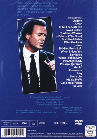 Julio Iglesias: Starry Night [DVD]
