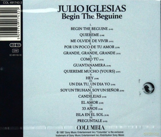 Julio Iglesias: Begin the Beguine [CD]