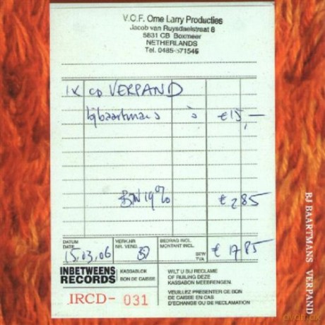 B.J. Baartmans: B.J. Baartmans - Verpand [CD]