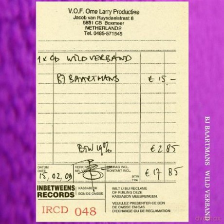 B.J. Baartmans: B.J. Baartmans - Wild Verband [CD]