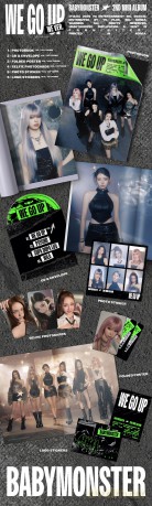 Babymonster -[We Go Up] Photobook - Version A: Babymonster-[We Go Up] Photobook - Version A [CD]
