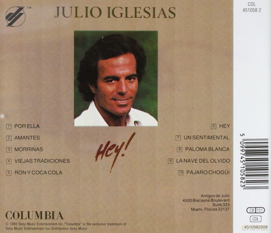 Julio Iglesias: HEY! [CD]