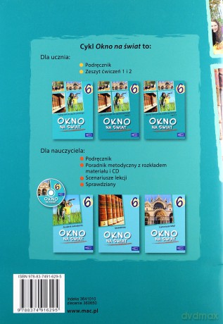 Język polski Szkoła Podstawowa 6 Okno na świat ćwiczenia część1 [KSIĄŻKA]