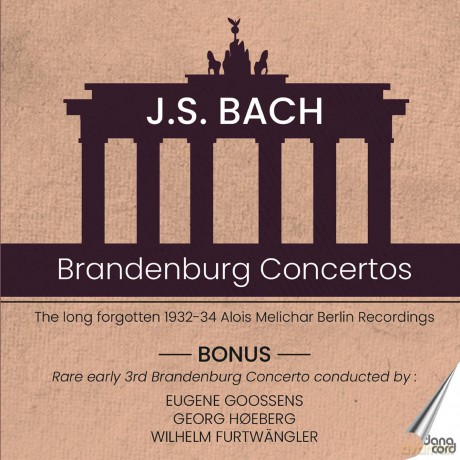 Berlin Po: Berlin Po/Melichar-Bach - Brandenburg Concertos [2CD]