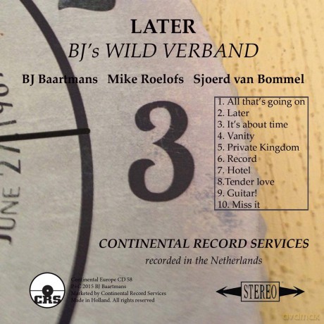 Bj's Wild Verband: BJ's Wild Verband - Later [CD]