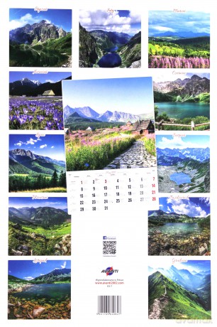 Kalendarz 2015 A3-7 Tatry [KALENDARZ]