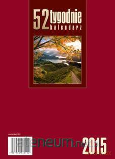 Kalendarz 2015 Biurkowy - 52T bordo [KALENDARZ]