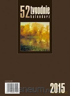 Kalendarz 2015 Biurkowy - 52T brąz [KALENDARZ]