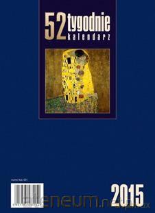 Kalendarz 2015 Biurkowy - 52T granat [KALENDARZ]