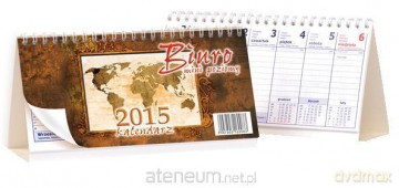 Kalendarz 2015 biurkowy poziomy mini [KALENDARZ]