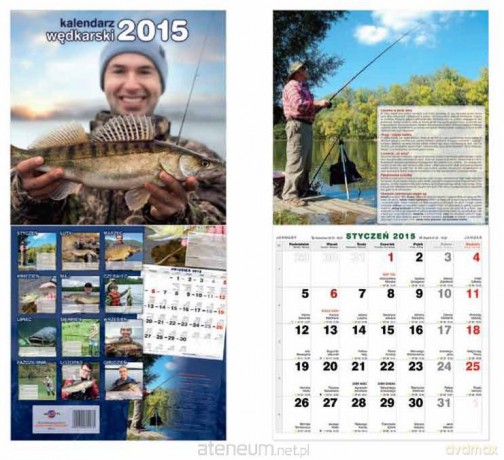 Kalendarz 2015 KAD2 Wędkarski [KALENDARZ]