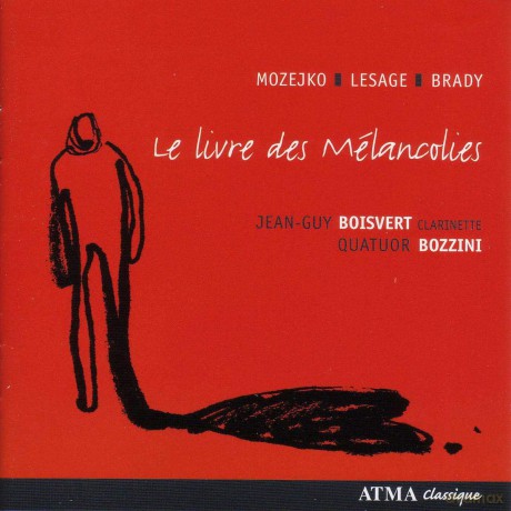Boisvert Jean-Guy: Boisvert Jean-Guy/Quatuor Boz-Le Livre Des Malancolies [CD]