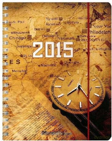 Kalendarz 2015 Kieszonkowy terminarz na spirali [KALENDARZ]