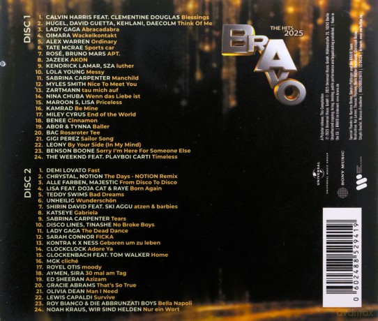 Bravo - The Hits 2025 [2CD]