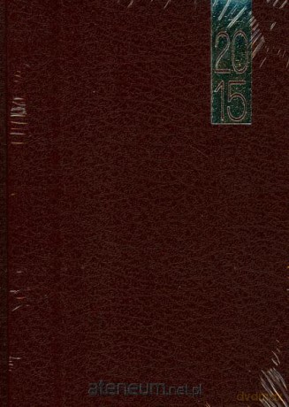 Kalendarz 2015 Topaz A5/320 Bordowy [KALENDARZ]