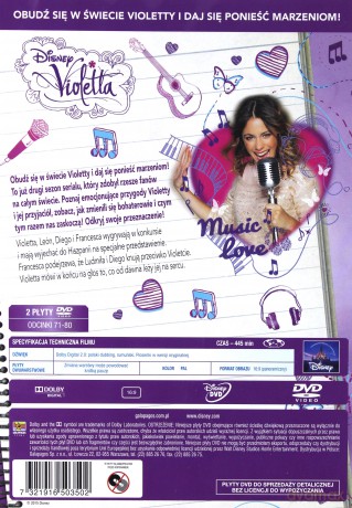 Violetta sezon 2 cz. 8 (odcinki 71-80) (Disney) [2DVD]