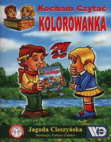 Kocham czytać kolorowanka [KSIĄŻKA]