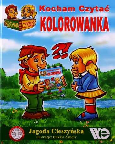 Kocham czytać kolorowanka [KSIĄŻKA]