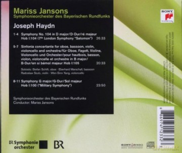 Mariss Jansons: Haydn: Sinfonien Nr. 100 & 104/Sinfonia Concertante [CD]