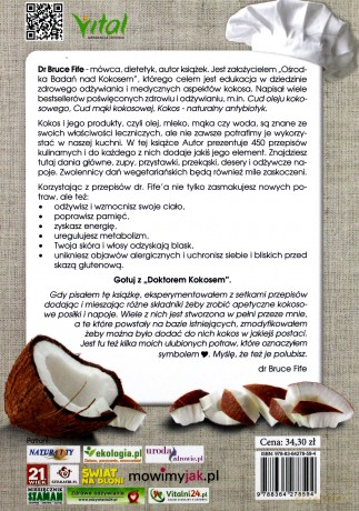 Kokosowe przepisy na zdrowie. Książka kucharska [KSIĄŻKA]