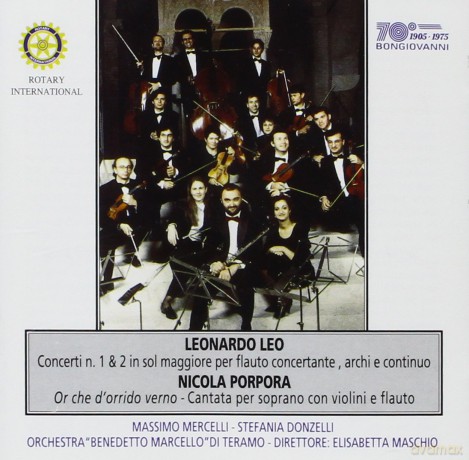 Mercelli Massimo Donzelli Stefania M: Concerti Per Flauto Archi E Basso Conti [CD]