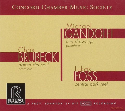 Concordchambermusicsociety-Brubeck-Gandolfi-Foss: ConcordChamberMusicSociety-Brubeck-Gandolfi-Foss [CD]