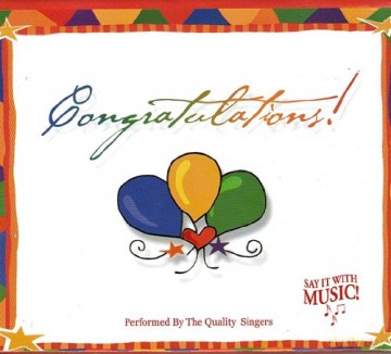 Quality Singers: Congratulations [CD]