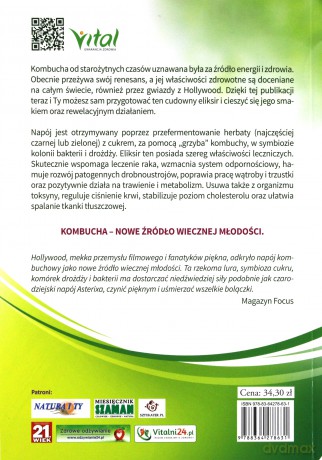 Kombucha. Cudowny grzyb herbaciany o leczniczych [KSIĄŻKA]