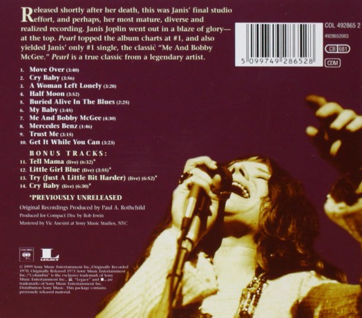 Janis Joplin: Pearl [CD]