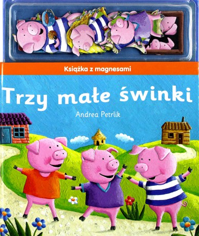 Książka z magnesami - Trzy małe świnki [KSIĄŻKA]