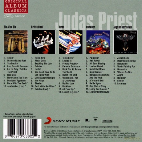 Judas Priest: Original Album Classics [BOX] [5CD]