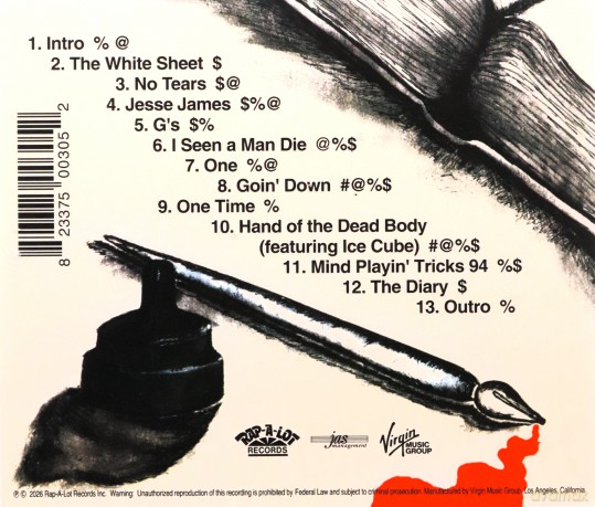 Scarface: Diary [CD]