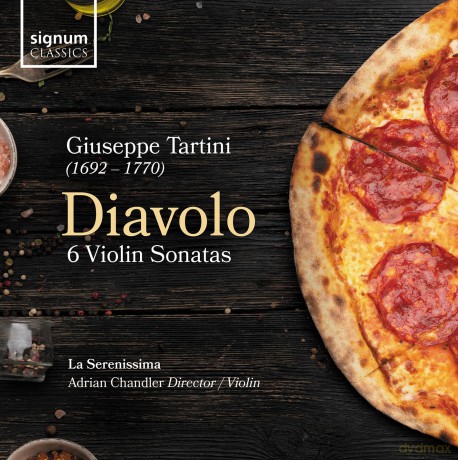 La Serenissima Adrian Chandler: Diavolo Giuseppe Tartini 6 Violin Sonatas [CD]
