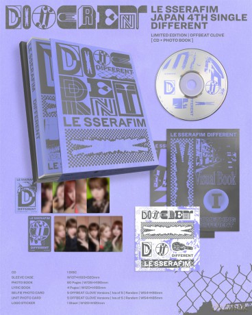 Le Sserafim: Different (Limited Edition A) (Japan Single + Phot [CD]