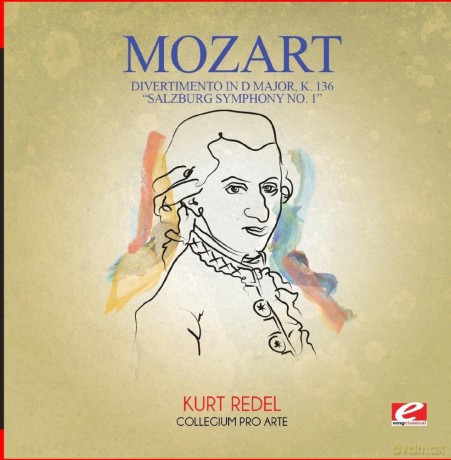 Mozart: Divertimento In D Major K. 136 Salzburg Symphony 1 [CD]