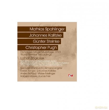 Donaueschinger Musiktage 1993: Donaueschinger Musiktage 1993 [CD]