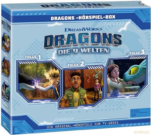 Dragons - Die 9 Welten: Dragons-9 Welten-(1-3)Hsp Box,Blumentte [3CD]