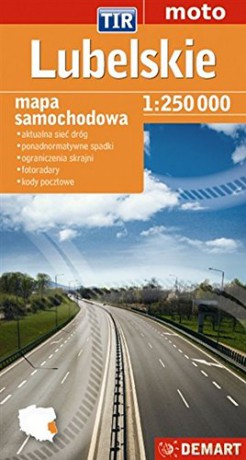 Lubelskie dla zawodowców. TIR. Mapa samochodowa