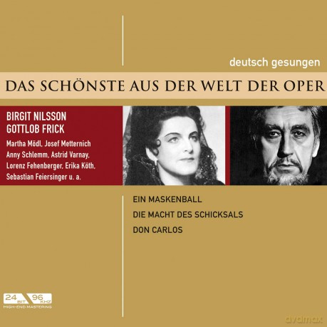 Nilsson/Frick/+: Ein Maskenball/Don Carlos-Oper Deutsch gesung. [2CD]