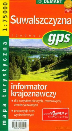 Mapa Turs. Suwalszczyzna
