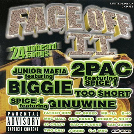 Face Off 2-Junior Mafia,2Pac,Too $hort,Ginuwine, MC Breed, E-40... [2CD]