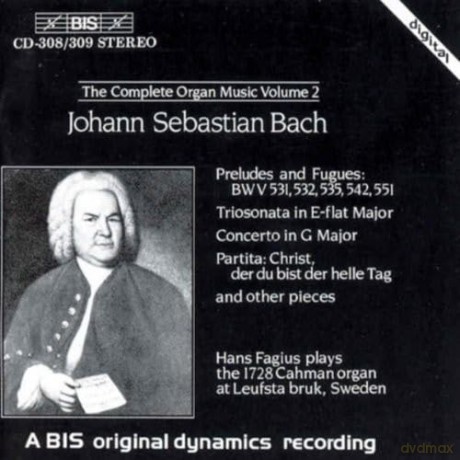 Fagius Hans-Bach Js Org Mus Vol 2: Fagius Hans-Bach Js Org Mus Vol 2 [2CD]