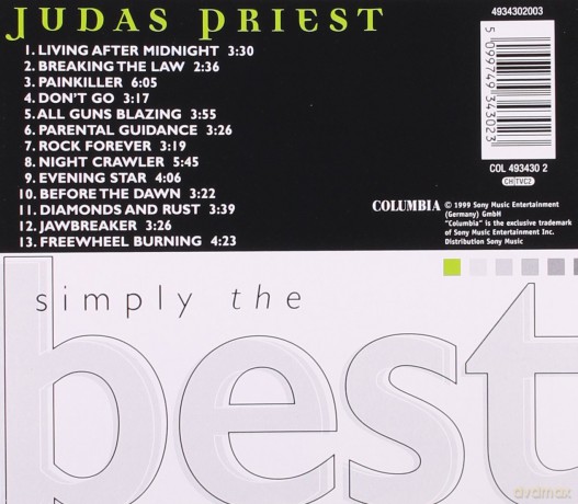 Judas Priest: Simply The Best [CD]