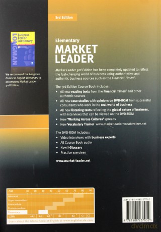 Market Leader 3E Elementary podręcznik [KSIĄŻKA]+[DVD]