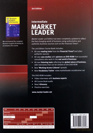 Market Leader 3E Intermediate podręcznik [KSIĄŻKA]+[DVD]